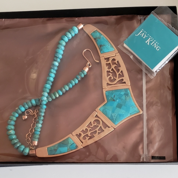 Mine Finds by Jay King Necklace W/Earrings - Picture 3 of 10